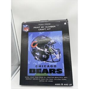 Nfl Chicago Bears Paint By Number Craft Kit Open Box For Eight Years And  Up